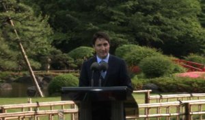 Justin Trudeau s'offre un aparté romantique à la veille du G7