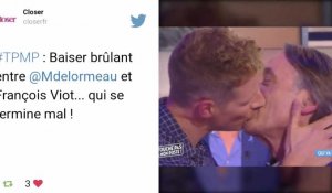 TPMP : Matthieu Delormeau embrasse François Viot