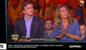 TPMS : Francesca Antoniotti prend la défense d'Eric Cantona après ses attaques sur Didier Deschamps (Vidéo)