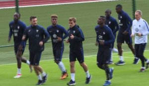 Euro-2016: entraînement des Bleus avant le décisif Suisse-France