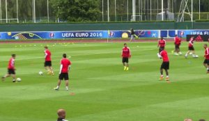 Euro-2016: la Suisse s'apprête à affronter la France