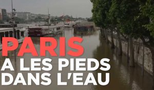 Crue à Paris : la Seine continue à envahir la ville
