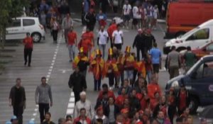 Toulouse: arrivée des supporters au stade