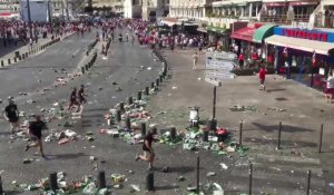 Hooligans Russes et Anglais à Marseille