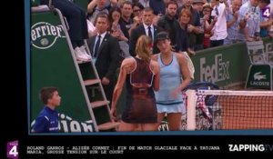 Roland Garros - Alizée Cornet : Fin de match glaciale face à Tatjana Maria, grosse tension sur le cout (vidéo)