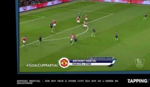 Anthony Martial : Son but face à Stoke City élu but de l'année en Angleterre