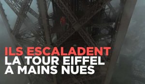 En plein état d'urgence, ils escaladent la Tour Eiffel 