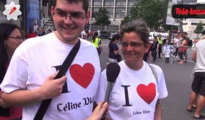 Rencontre avec les fans de Céline Dion avant son concert