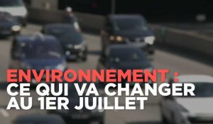 Environnement : ce qui change au 1er juillet