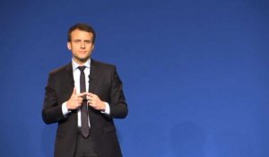Emmanuel Macron en meeting à Caen devant près de 3000 personnes