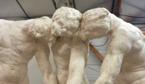 Restauration de l'oeuvre de Rodin, "Les trois ombres"