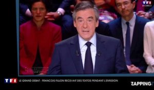 François Fillon - Le Grand Débat : le candidat a passé son temps à envoyer et recevoir des textos (vidéo)