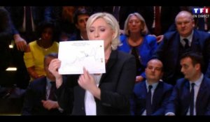 Quelle valeur accorder au graphique brandi par Marine Le Pen lors du débat ?