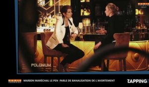 Marion Maréchal-Le Pen : "l'avortement est un drame" (vidéo)