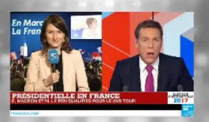 Présidentielle 2017 : "Les militants exultent" au QG d'Emmanuel Macron, en tête du premier tour