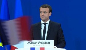 Macron remercie les appels à voter en sa faveur