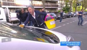 TPMP : le car wash très sexy de Jean-Luc Lemoine... en pleine rue !