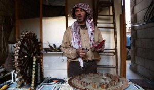 En Syrie, des objets d'art conçus avec des obus