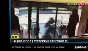 Attentat de Stockolm : la vidéo impressionnante du camion bélier