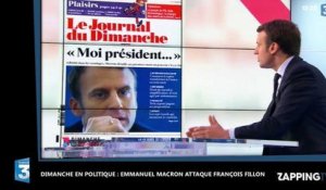 Emmanuel Macron attaque François Fillon et le surnomme "François Balkany" (Vidéo)