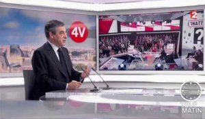 Telematin : François Fillon trouve qu'Emmanuel Macron n'a pas la carrure d'être président, mar 11 avril