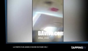 Une équipe argentine en panique lorsque la porte de l'avion s'ouvre en plein vol (vidéo)