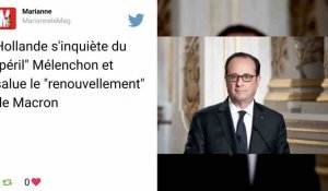 Présidentielle : inquiet de «la mode Mélenchon», Hollande appelle «au renouvellement»