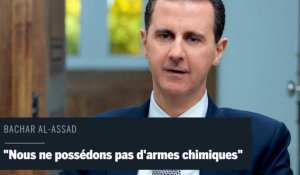 Syrie : Al-Assad nie toute implication dans l'attaque chimique