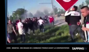 OL - Besiktas : les images avant la confrontation dévoilées, vives tensions entre supporters (vidéo)