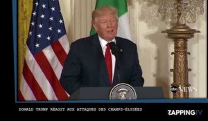 Fusillade des Champs-Élysées : la réaction très rapide de Donald Trump (Vidéo)