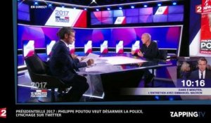 Présidentielle 2017 : Philippe Poutou veut désarmer la police, lynchage sur Twitter (vidéo)