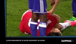 Zlatan Ibrahimovic : Son horrible blessure au genou en Ligue Europa (Vidéo)