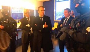 A Nantes, Macron s'affiche avec le Raid chargé sa protection