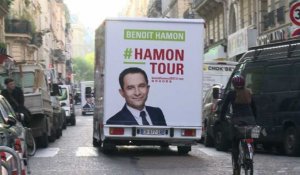 Hamon lance une caravane pour défendre le revenu universel