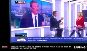 Nicolas Dupont-Aignan : Critiqué après avoir quitté le JT de TF1, il répond