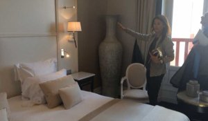  Visite de L'hôtel de luxe L'Hermitage-Barrière qui termine sa rénovation 