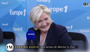 Le fou rire de Marine Le Pen face à Canteloup ! - ZAPPING ACTU DU 28/03/2017