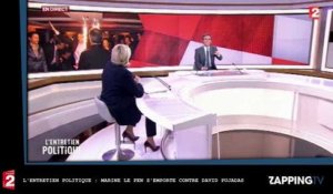 Marine Le Pen dénonce les "méthodes de voyou" de David Pujadas et France 2 (vidéo)
