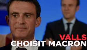 Valls trahit Hamon et soutient Macron