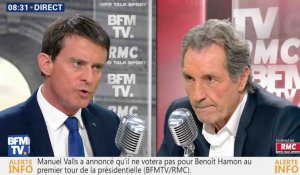 Bourdin Direct : Manuel Valls: "je voterai pour Emmanuel Macron"