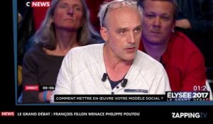 François Fillon menace Philippe Poutou en direct lors du Grand Débat (Vidéo)