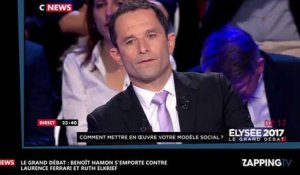 Le Grand Débat : Benoît Hamon s'emporte contre Laurence Ferrari et Ruth Elkrief (vidéo)