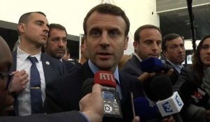 Macron souhaite une "action coordonnée" contre Al-Assad