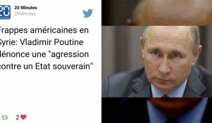 Poutine dénonce une "agression contre un État souverain" en Syrie