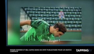 Roger Federer et Bill Gates réunis dans une pub délirante pour la bonne cause (Vidéo)