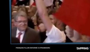 François Fillon a été enfariné lors d'un meeting à Strasbourg (vidéo)