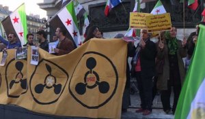Paris: 300 personnes dénoncent "le massacre aux armes chimiques"