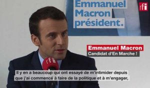 Emmanuel Macron, le candidat du mouvement En Marche !