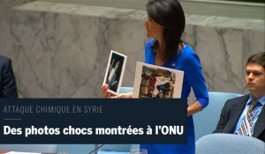 L'ambassadrice américaine à l'ONU Nikki Haley dénonce l'attaque chimique en Syrie