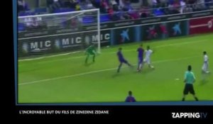 Zinedine Zidane : son jeune fils Elyaz Zidane marque un but splendide contre le Barça (vidéo)